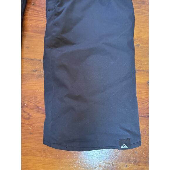 Quiksilver Snow Pants Youth 12 Black Waterproof Dryflight Ski Snowboard Pants - Picture 9 of 11